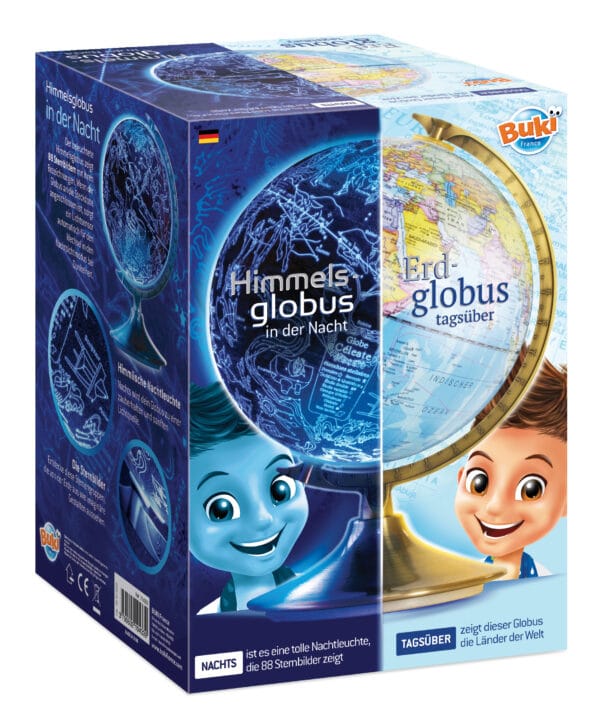 Υδρόγειος σφαίρα με φως LED και USB