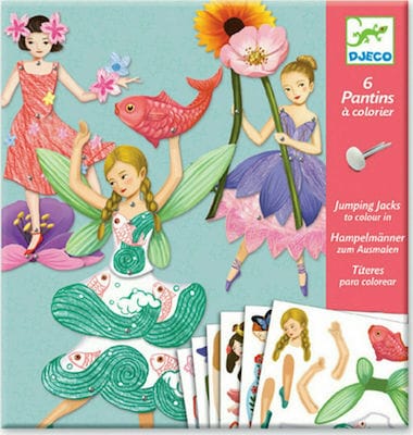 Djeco Construction Toy Paper Puppets Fairies