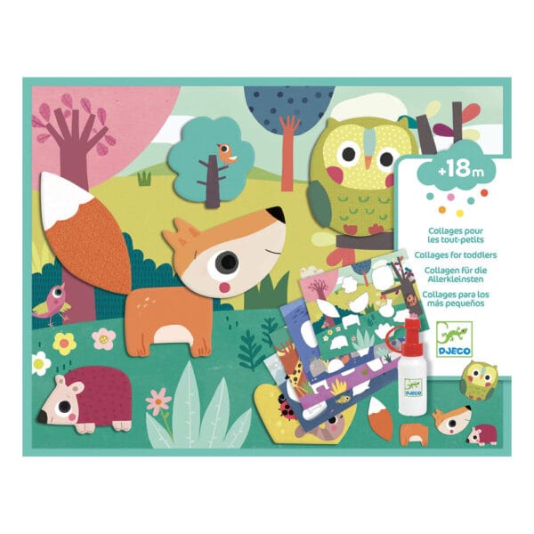 Djeco My first collage +18 months ‘Animals’