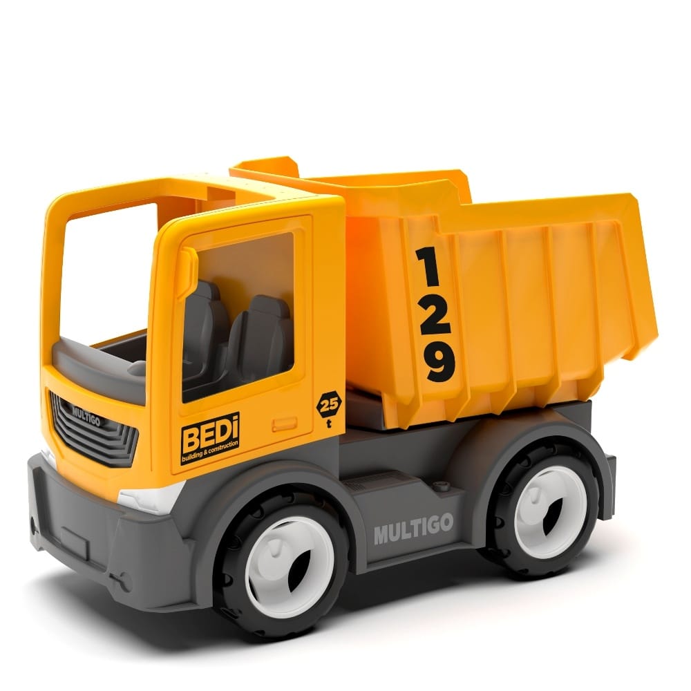 Yellow Plastic Truck, EFKO 4 Yellow Plastic Truck, EFKO 4