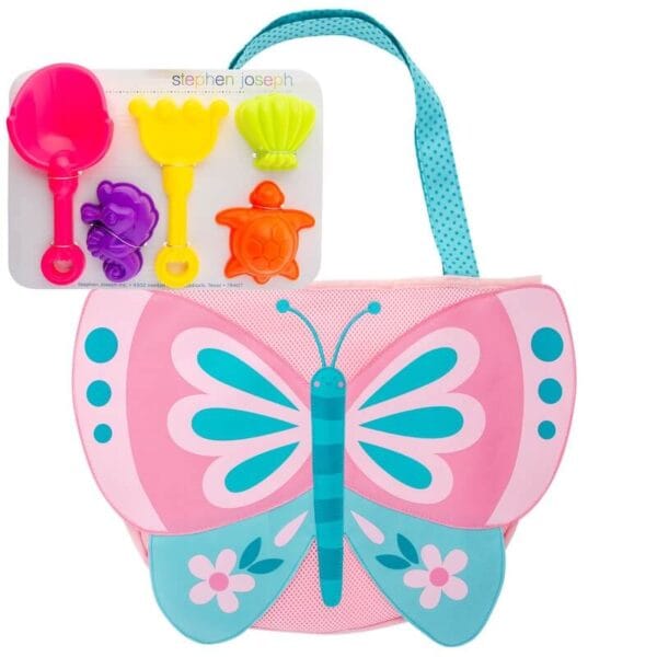 Stephen Joseph Beach Bag with Toys ‘Butterfly’