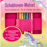 DIE SPIEGELBURG,STENSIL SET  UNICORN