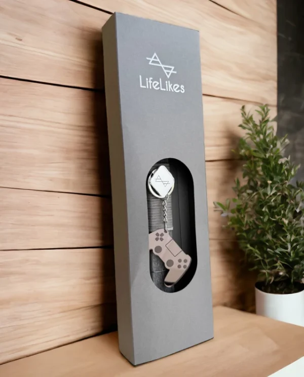 Life Likes,Λαμπάδα Για Μεγάλους “Gaming” με Μπρελόκ Γκρι Σε Κουτί