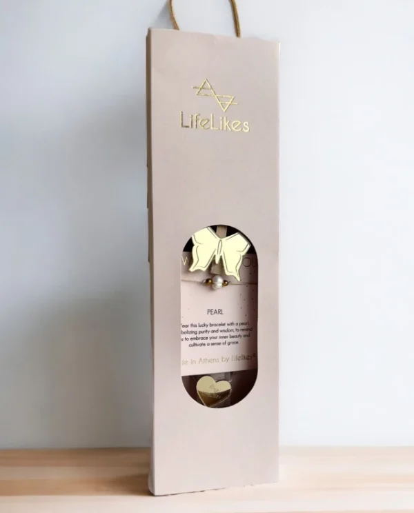 Life Likes,Λαμπάδα Γυναικεία “Πεταλούδα” με Βραχιόλι Ροζ Σε Κουτί