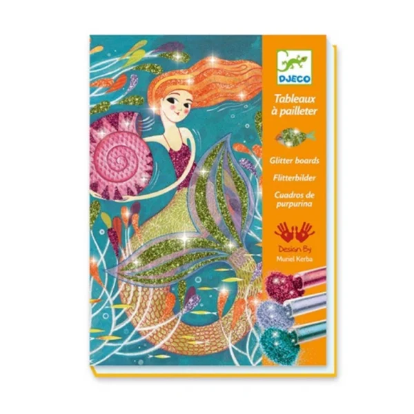 Djeco Σχεδιάζω με χρυσόσκονη Γοργόνα