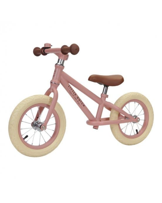 Little Dutch Μεταλλικό ποδήλατο ισορροπίας (ροζ-απαλό)