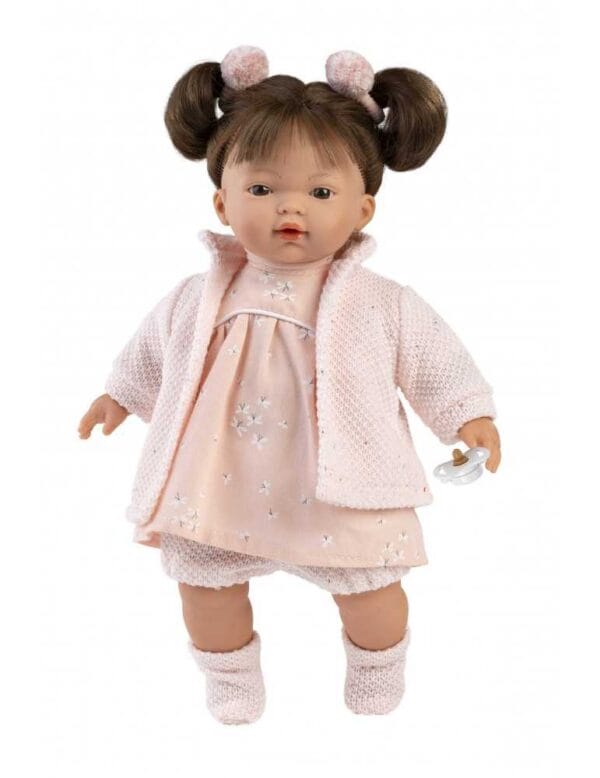 LLORENS,ΚΟΥΚΛΑ 33cm. ΡΟΖ ΛΙΒΕΛΟΥΛΑ