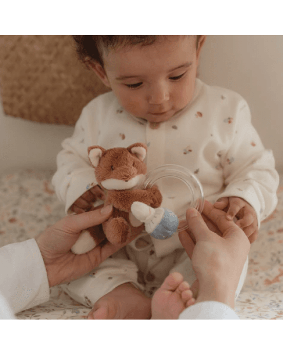 Little Dutch Υφασμάτινη κουδουνίστρα αλεπού με κρίκο Forest Friends GRS 7 Little Dutch Υφασμάτινη κουδουνίστρα αλεπού με κρίκο Forest Friends GRS 7