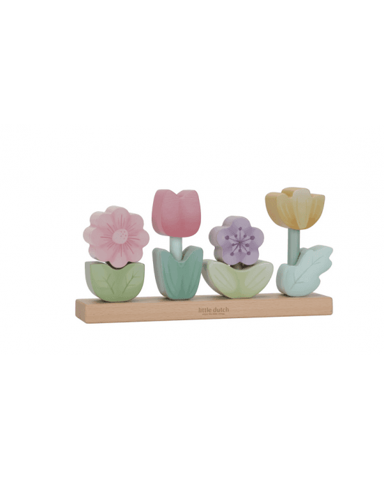 Little Dutch Ξύλινο παιχνίδι ταξινόμησης λουλουδάκια Fairy Garden FSC