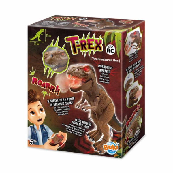 Buki Τηλεκατευθυνόμενος Δεινόσαυρος T-rex 21x31cm