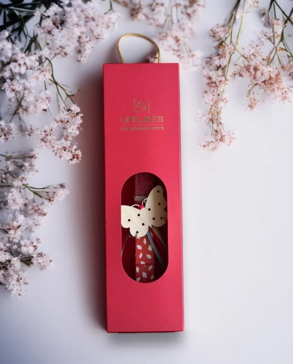 LIFE LIKES,ΛΑΜΠΑΔΑ ΚΟΚΚΙΝΗ ΠΕΤΑΛΟΥΔΑ ΜΕ ΣΚΟΥΛΑΡΙΚΙΑ