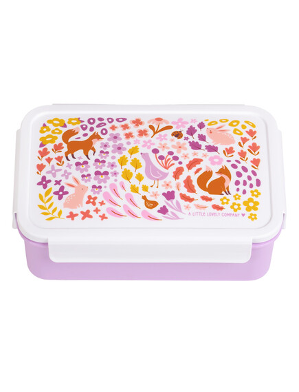 A little lovely company: Δοχείο φαγητού Bento με χωρίσματα- 1,2 L- Flower garden