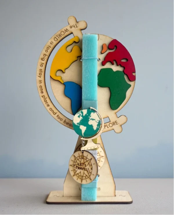 LIFE LIKES Λαμπάδα Υδρόγειος