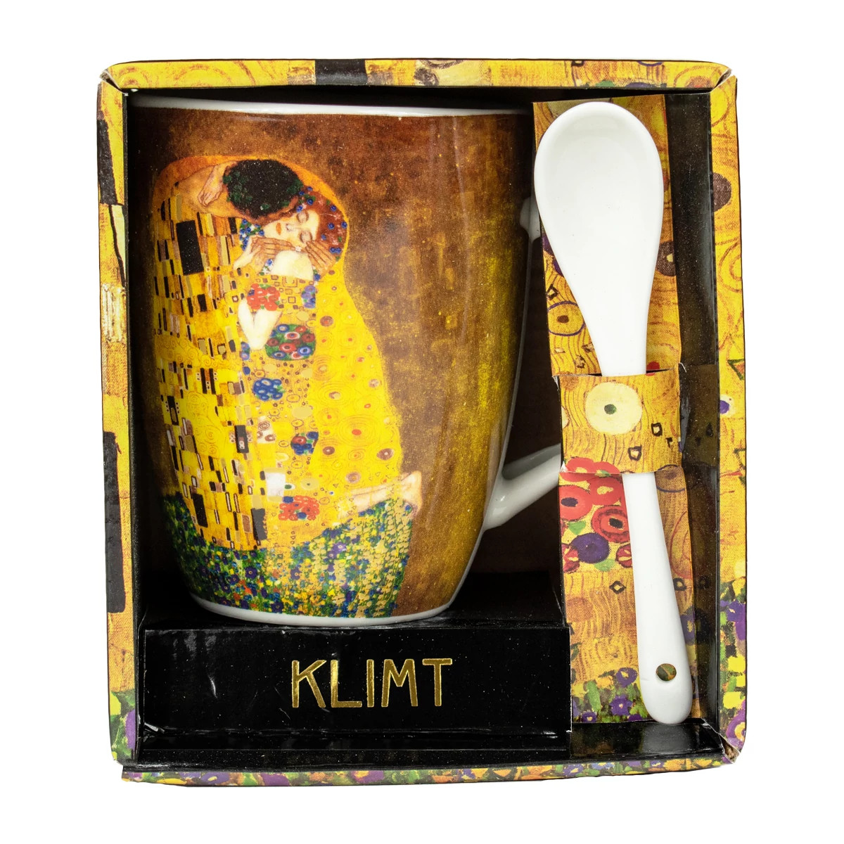 Κούπα Με Κουταλάκι “Le Baiser” Klimt 4 Κούπα Με Κουταλάκι “Le Baiser” Klimt 4