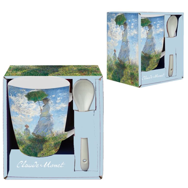 Κούπα Με Κουταλάκι “La Promenade” Monet 300 ml 13×12 cm 4 Κούπα Με Κουταλάκι “La Promenade” Monet 300 ml 13×12 cm 4