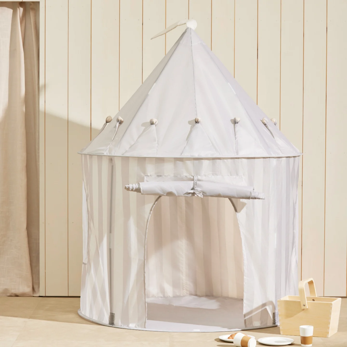 KIDS CONCEPT. Σκηνή παιχνιδιού Star (γκρι ριγέ) 8 KIDS CONCEPT. Σκηνή παιχνιδιού Star (γκρι ριγέ) 8