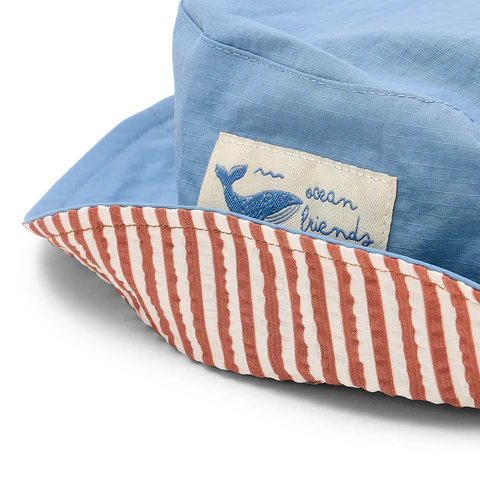 LITTLE DUTCH. Παιδικό καπέλο ήλιου διπλής όψης Ocean Blue – Νο 2 (45-47,5εκ.) 7 LITTLE DUTCH. Παιδικό καπέλο ήλιου διπλής όψης Ocean Blue – Νο 2 (45-47,5εκ.) 7