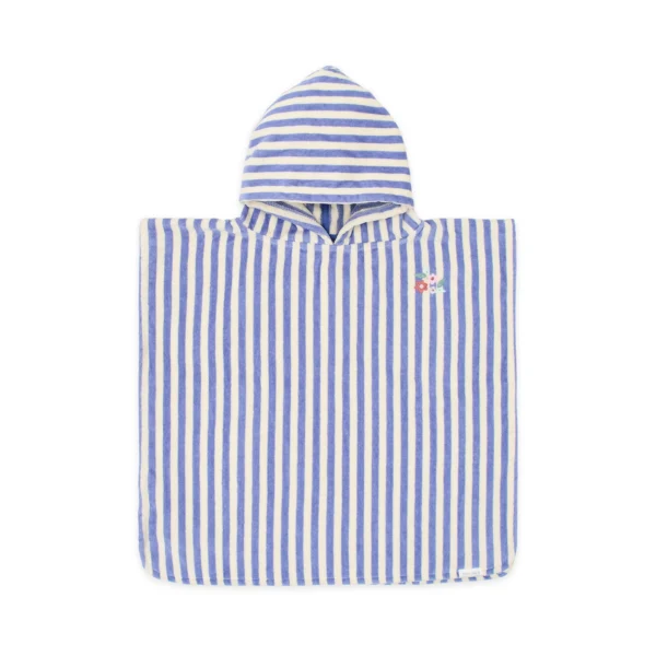 LITTLE DUTCH. Παιδικό πόντσο Dreamy Purple Stripe – One size