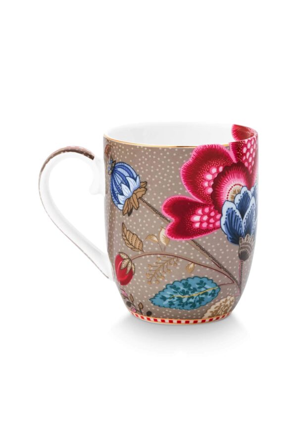 Pip Studio Small Mug Blooming Tales Fantasy Khaki 200ml 4