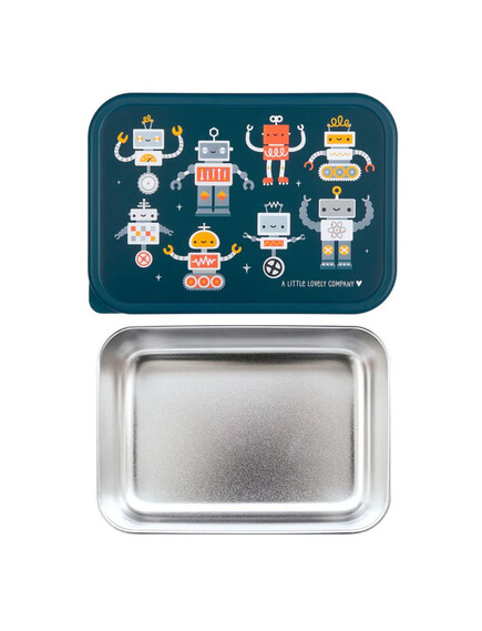 A little lovely company: Δοχείο φαγητού από ανοξείδωτο ατσάλι 900ml-Robots 8 A little lovely company: Δοχείο φαγητού από ανοξείδωτο ατσάλι 900ml-Robots 8