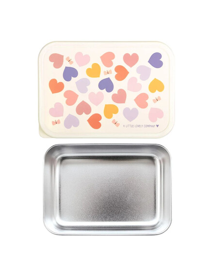 A little lovely company: Δοχείο φαγητού από ανοξείδωτο ατσάλι 900ml-Hearts 8 A little lovely company: Δοχείο φαγητού από ανοξείδωτο ατσάλι 900ml-Hearts 8