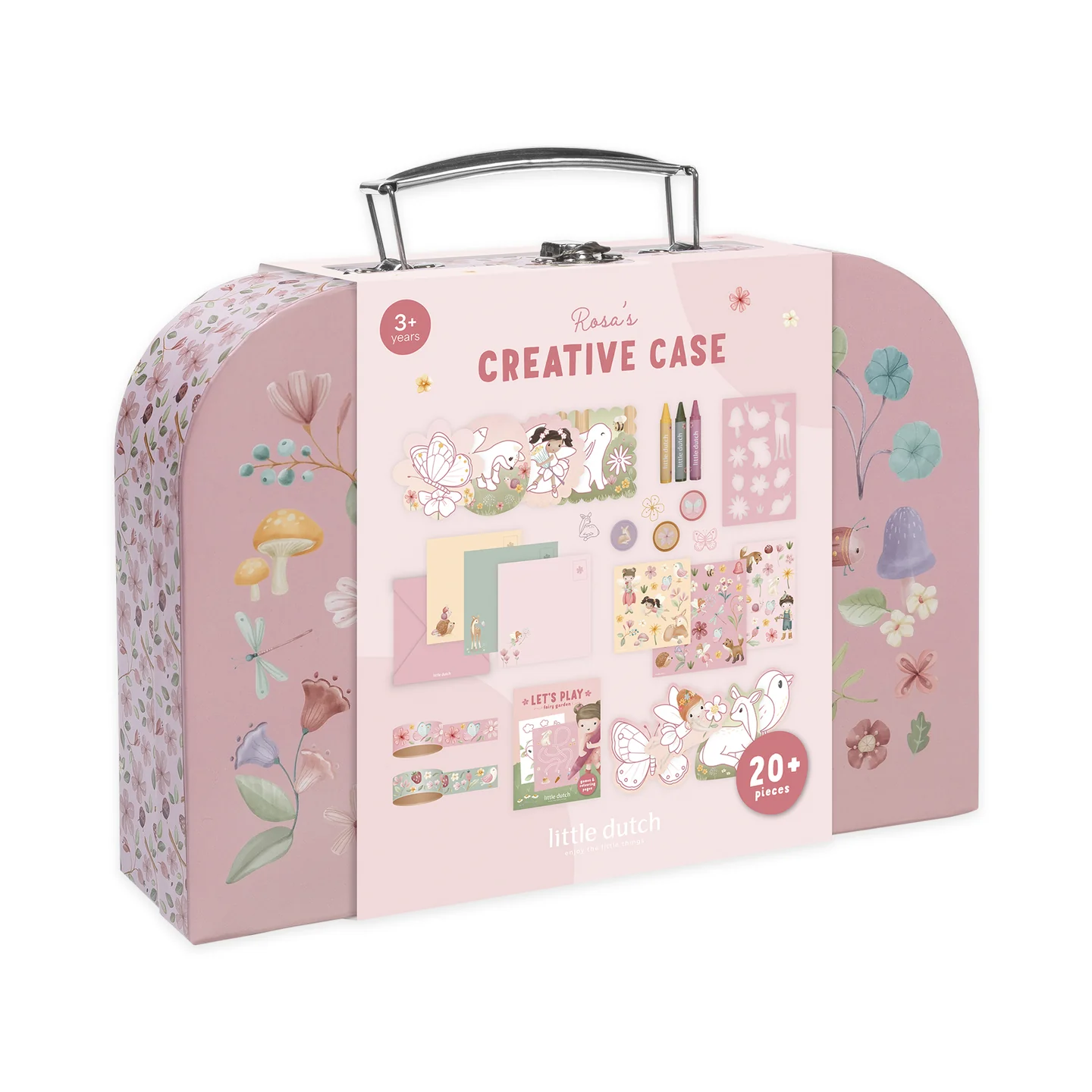 LITTLE DUTCH. Σετ ζωγραφικής – κατασκευών σε βαλιτσάκι Rosa Fairy Garden 9 LITTLE DUTCH. Σετ ζωγραφικής – κατασκευών σε βαλιτσάκι Rosa Fairy Garden 9